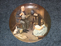 The Storyteller  Rockwell Heritage Plate# 8 Bradford Exchange