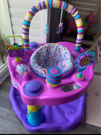 Evenflo exersaucer “sweet tea party” EUC