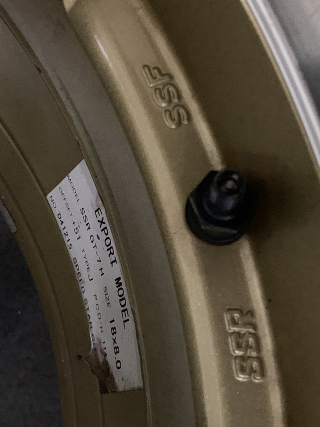 FS: 18” wheels SSR GT-7H 18x8 +51 offset with Pirelli tires in Tires & Rims in Markham / York Region - Image 3