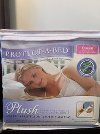 Protect-A-Bed Plush Mattress Protector From