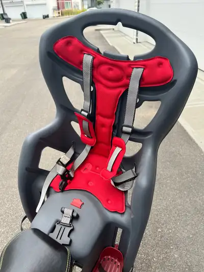 This rear bike seat for kids is very sturdy, safe and has comfort in mind when manufactured. My litt...