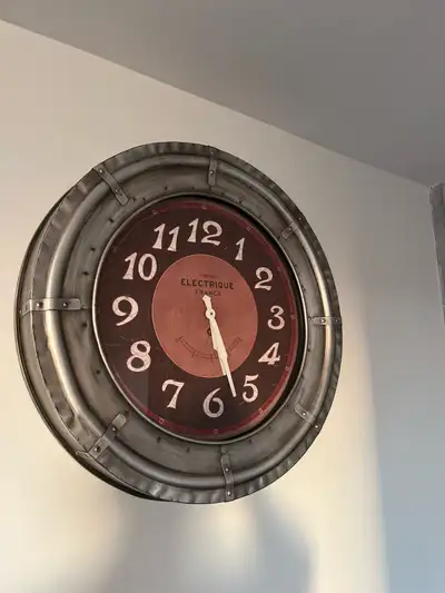 horloge en tôle 30 pouce de diamètre, View more