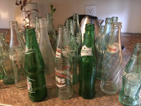 Pepsi ,Coke, Sussex, Sprite, pop bottles
