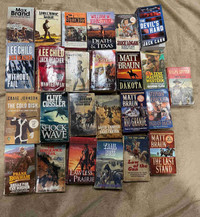 25 BOOKS Lot 2   westerns and Assorted