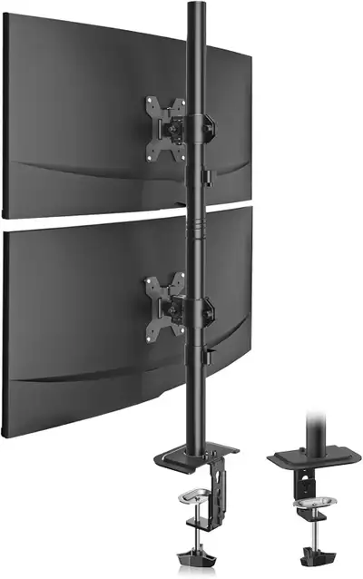 Vertical Mount For Dual Monitor up to 32inch, View more