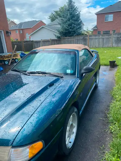 95 mustang gt 5.0 convertible with working top has been sitting for a year but ran and drove before...