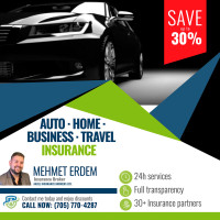 Cost Effective Insurance (Auto, Home, Business, Travel)