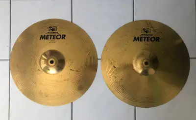 Meteor hi-hat cymbals by MEINL, View more
