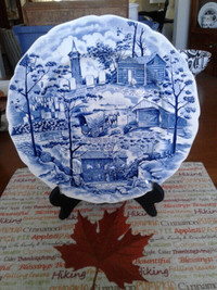 Johnson Brothers Plate with Niagara Landmarks