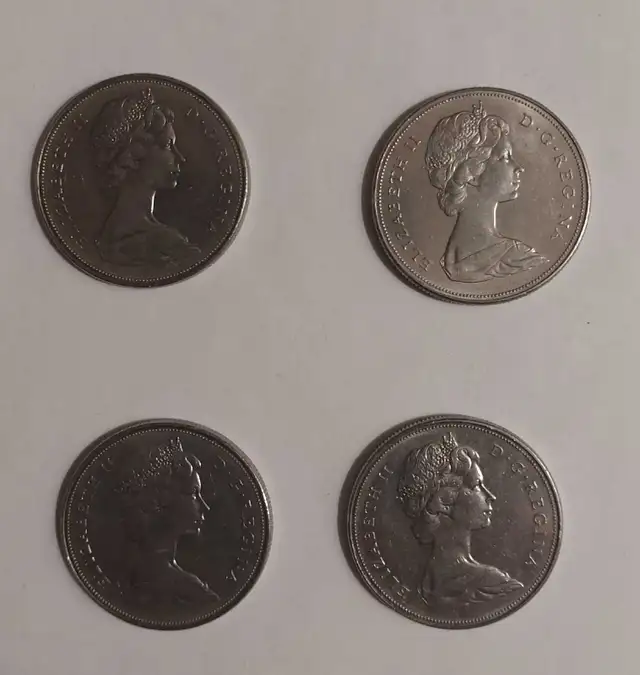 Four 1971 Canadian  British Columbia Dollar Coins in Arts & Collectibles in Mississauga / Peel Region - Image 2