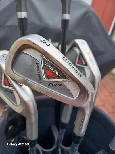 Wilson Blackjack golf clubs set, View more