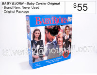 ~~~ BABY BJORN Baby Carrier (Original) Used/Black ~~~~