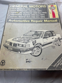 HAYNES GENERAL MOTORS 1985 - 1995 CAR REPAIR MANUAL #M1571