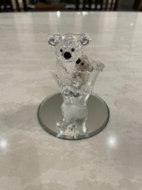Swarovski Crystal Figurine Mother Koala and Baby #955423 ad 2A  