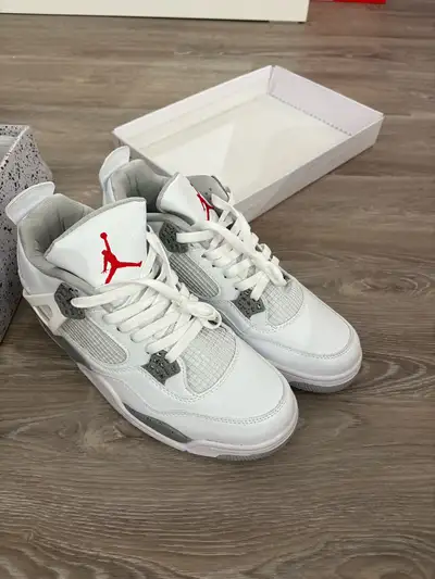 Jordan 4 White oreo , View more