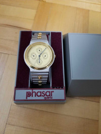 Vintage Phasar quartz watch montre homme men 