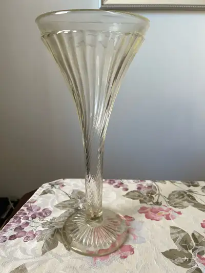1920s vintage used as shelf support. or hat stand commonly used as vase or vintage glass collection.