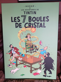 TINTIN LAMINÉ  LES 7 BOULES DE CRISTAL LIVRAISON GRATUITE