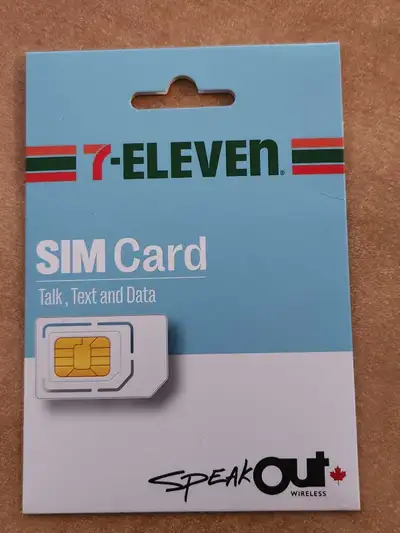New Sim card speakout wireless 7-Eleven, View more