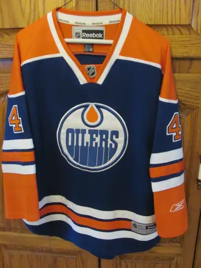 Taylor Hall Oilers Jersey Reebok, Youth XL