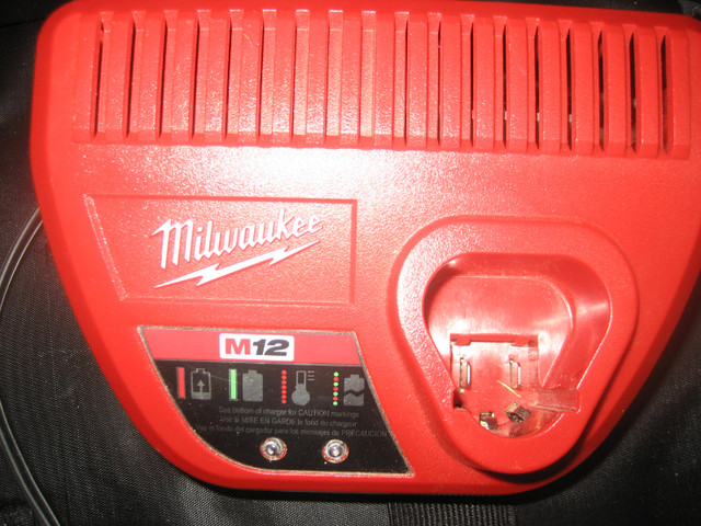 Milwaukee  12 volt  battery's   charger in Power Tools in Vernon - Image 3