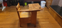 Vintage  School  classroom study desk / chair,