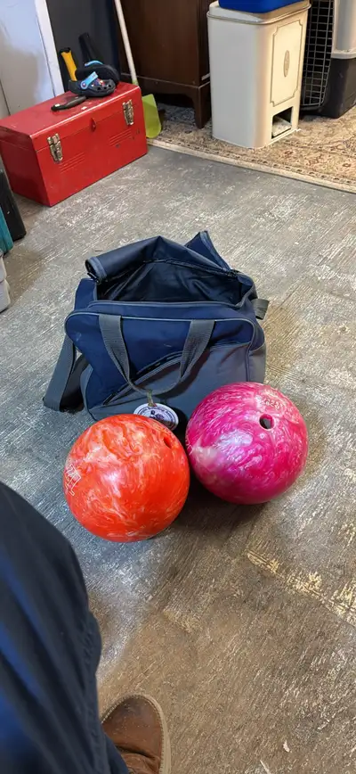 I'm selling two used T-Zone bowling balls, perfect for recreational bowlers or those just starting o...