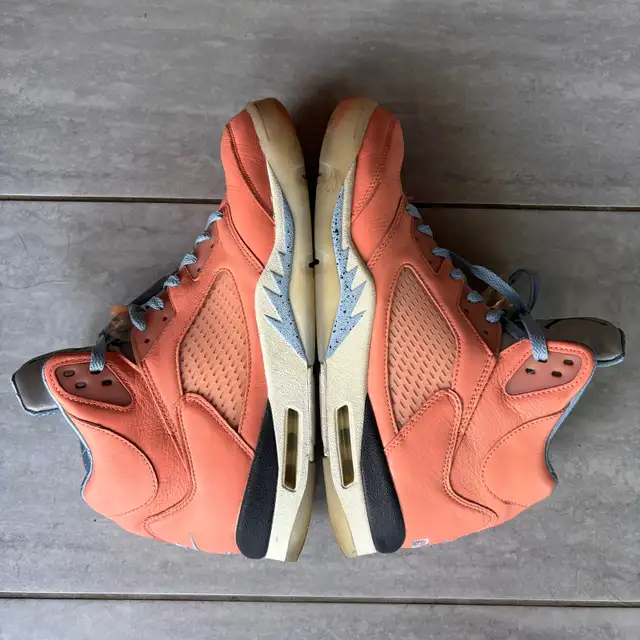 Nike Air Jordan Retro 5 DJ Khaled Men Size 13 Salmon Barely Used in Men's Shoes in City of Montréal - Image 6