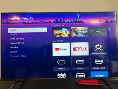 Phillips Roku TV 43”, View more