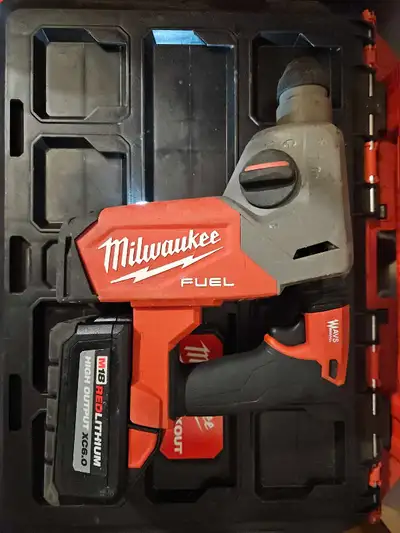 Milwaukee M18 Fuel 1" SDS-Plus Rotary hammer with 6.0 Battery, View more