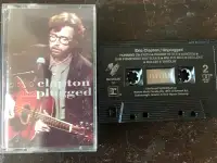Eric Clapton unplugged cassette tape near mint play tested