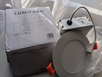 LUMIFARO FLP4-10W-40K-WH LED Panel light 120V 10W 4000K 750LM