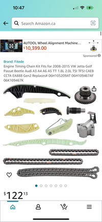 Audi VW 2.0 tsi timing kit 