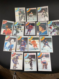1978 Topps Hockey 15 card MEGA Rookie lot - All cards NM/MT +