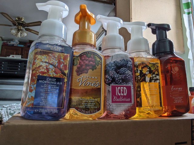 Bath and Body Works foam hand soap, body wash and conditioner in Health & Special Needs in Pembroke - Image 2