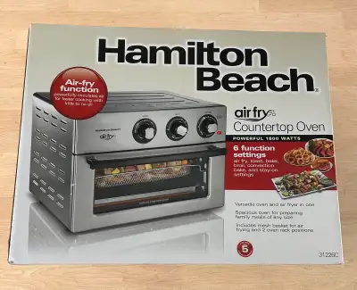 BNIB Hamilton Beach 6 in 1 Air Fryer, View more