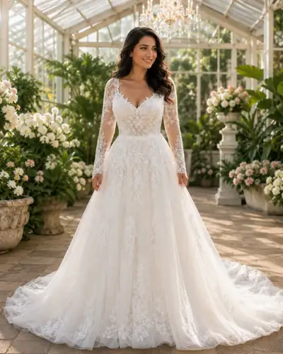 Stella York wedding dress, View more