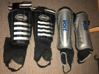 Two pairs Soccer Shin Guards - Youth