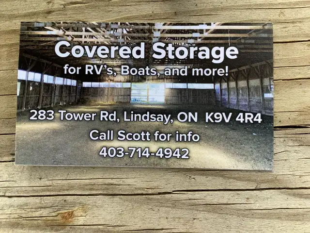 Indoor Storage Rv, boats etc