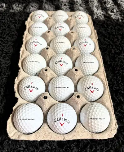 18 Callaway HX Hot Pro Golf Balls, View more