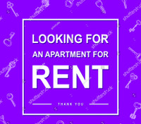 Wanted 2-3 bedroom apartment 