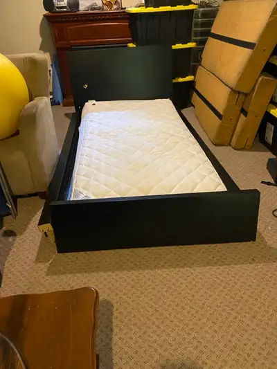 IKEA twin bed and mattress, View more