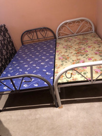 Queen size bed with mattress 