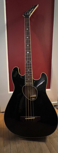 SOLD: Kramer Ferringron KFB-1 BK 4-String Acoustic/Electric Bass