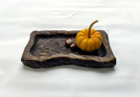 WOODEN TRAY/ BOWL   live edge, rustic style decor B33