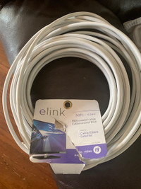 Cable Coax 50 pieds E Link Coaxial Cable 50 ft