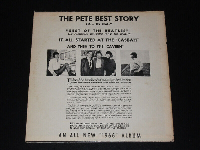 Pete Best - Best of the Beatles (1966)  LP dans CD, DVD et Blu-ray  à Ville de Montréal - Image 2