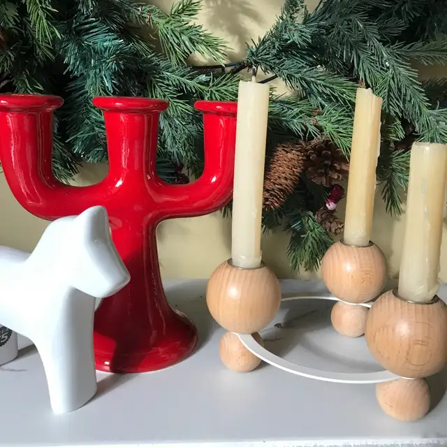 IKEA Dala Horse & Swedish Christmas Candelabras in Holiday, Event & Seasonal in Ottawa - Image 2