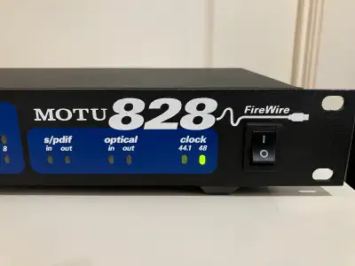Motu 828 mk. 1 - Firewire audio interface (has issues!), View more