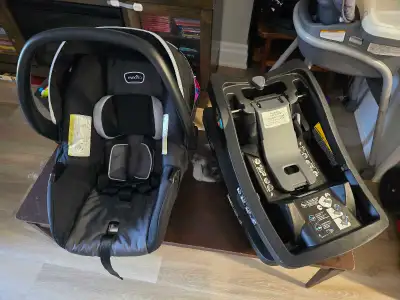 evenflo stroller & car seat with bases , View more